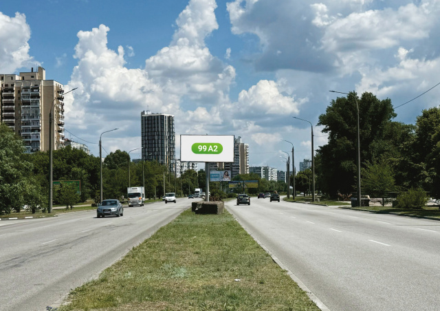Щит 6x3,  Набережна, Суха Московка, рух до Південного мкрн
