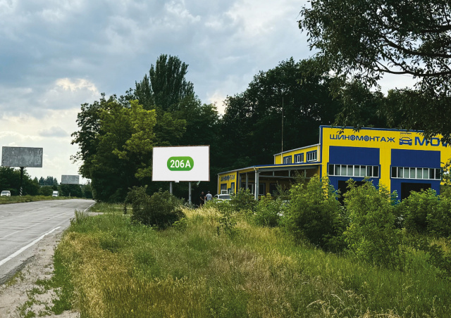 Щит 6x3,  вул. Тиражна, поворот на Сонячне VIP селище