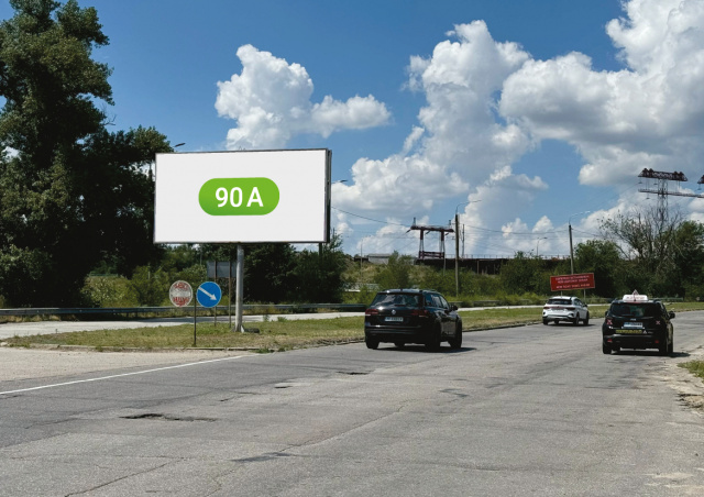 Щит 6x3,  Набережна,Кронштадська,рух до пр. Металургів