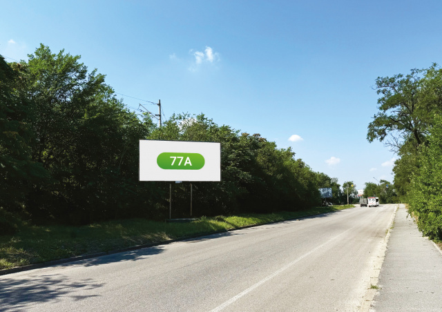 Щит 6x3,  вул.Тюленіна, вїзд на міст Преображенського