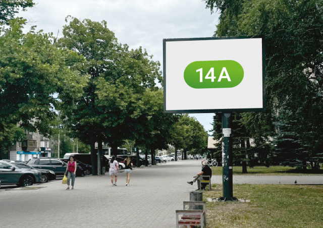 Беклайт 3x2,  пр.Соборний, біля буд.144-146