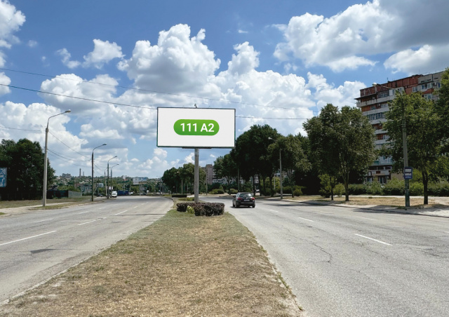 Щит 6x3,  Автозаводська 8 (в напрямку Південного мрн)