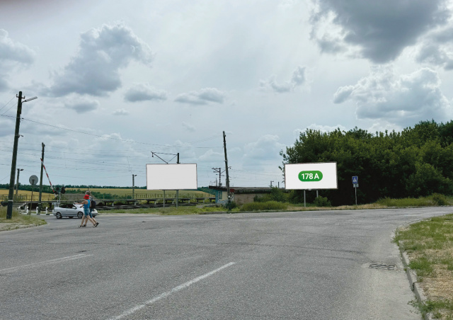 Щит 6x3,  вул. В.Сергієнка (Задніпровська), поворот у бік с.Бабурка