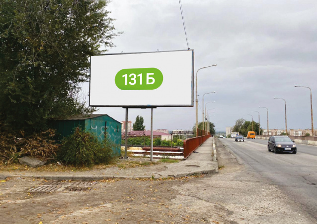 Щит 6x3,  ул.Совхозная, мост над ЖД, в сторону Южного мкр-на